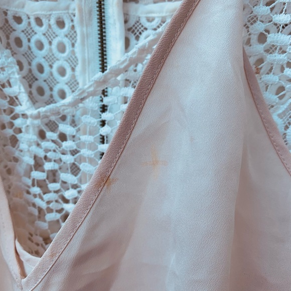 Keepsake The Label White Asymmetrical Eyelet Dress - Picture 13 of 16